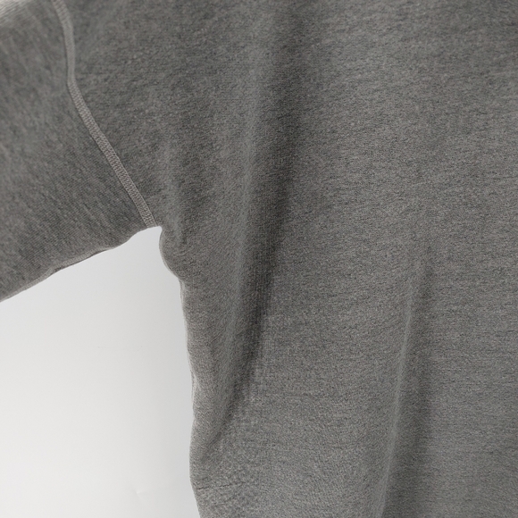 Standard James Perse Sweatshirt Cowl Neck 3 Large Gray Sleeve - Picture 2 of 9